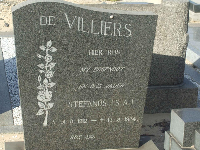 VILLIERS Stefanus A., de 1912-1974