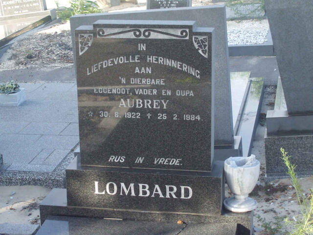 LOMBARD Aubrey 1922-1984