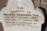 RAS Beatrice Hendriena 1870-1895