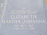 GIANI Elizabeth Martha Johanna 1901-1980