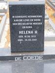 GOEDE Helena H., de 1913-2001