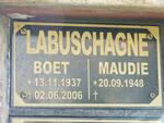 LABUSCHAGNE Boet 1937-2006 & Maudie 1948-