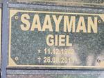 SAAYMAN Giel 1942-2011