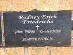 FRIEDRICHS Rodney Erich 1948-2010
