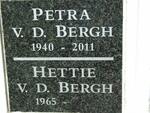 BERGH Petra, v.d. 1940-2011 :: V.D. BERGH Hettie 1965-