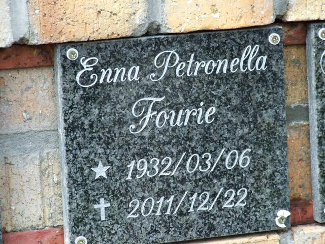 FOURIE Enna Petronella 1932-2011