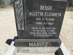 MARITZ Alletta Elizabeta 1888-1962