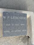 LIEBENBERG W.F. 1882-1954