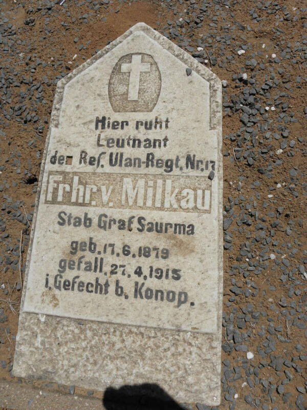 MILKAU Frhr.v. 1879-1915