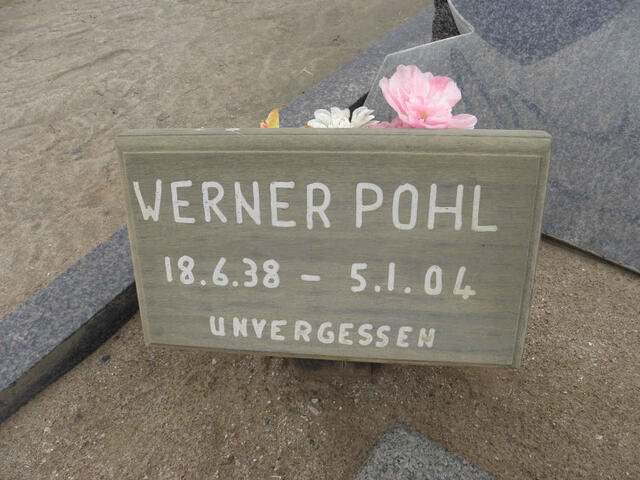 POHL Werner 1938-2004