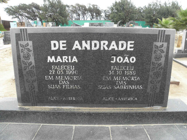 ANDRADE Joao, de -1989 & Maria -1990
