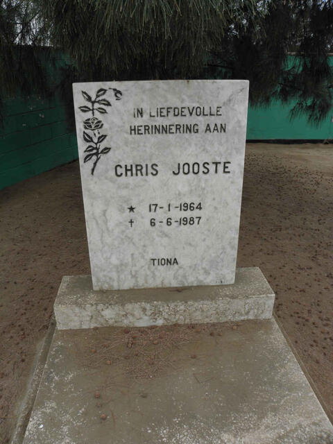 JOOSTE Chris 1964-1987