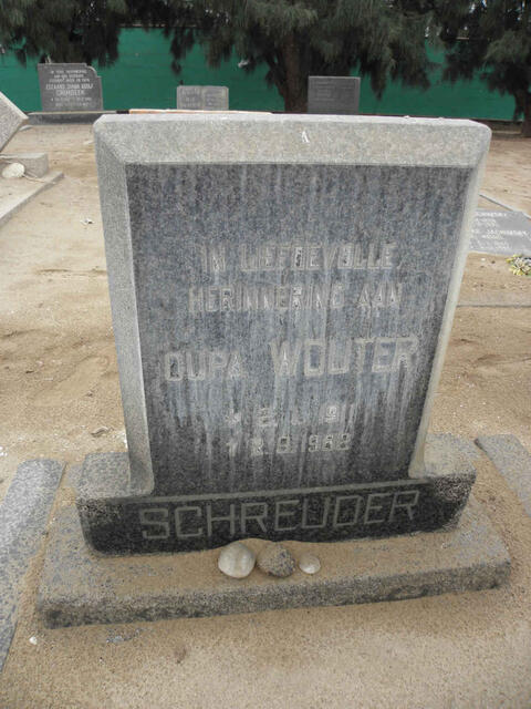 SCHREUDER Wouter 1911-1982