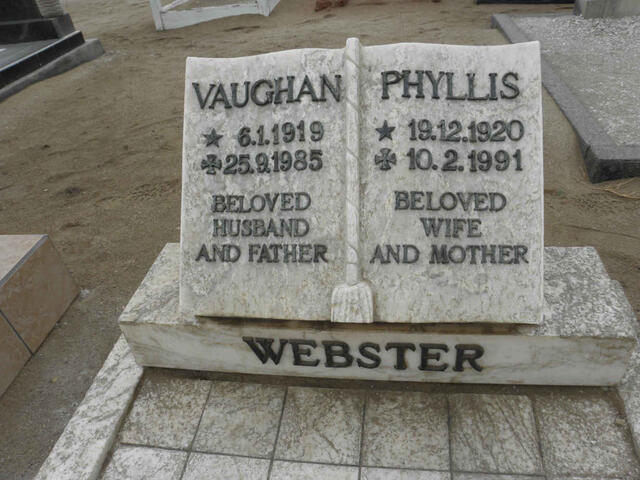 WEBSTER Vaughan 1919-1985 & Phyllis 1920-1991