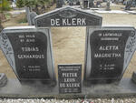 KLERK Tobias Gerhardus, de 1909-1986 & Aletta Magrietha 1910-1991 :: DE KLERK Pieter Leon 1937-2010