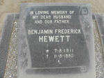 HEWETT Benjamin Frederick 1911-1980