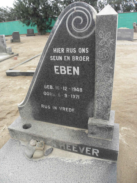 HEEVER Eben, van der 1948-1971