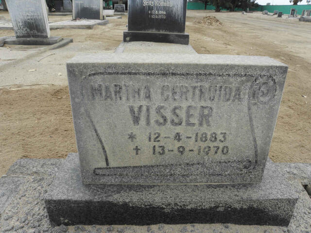 VISSER Martha Gertruida 1883-1970