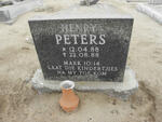 PETERS Henry 1988-1988