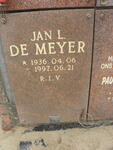 MEYER Jan L., de 1936-1997