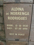 RODRIGUES Aldina De Nobrenga 1938-1994