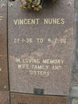 NUNES Vincent 1936-1996