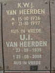 HEERDEN K.W.J., van 1926-1997 & U.I. 1935-2008