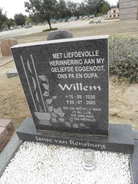 RENSBURG Willem, Janse van 1930-2005