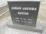 ROSICH Sarah Jacoba 1907-2001