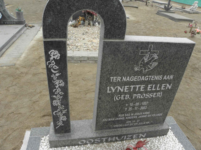 OOSTHUIZEN Lynette Ellen nee PROSSER 1957-2003