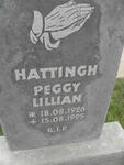 HATTINGH Peggy Lillian 1926-1995