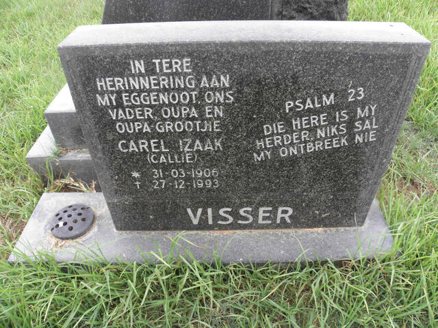 VISSER Carel Izaak 1906-1993
