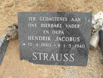 STRAUSS Hendrik Jacobus 1860-1940