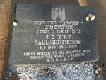 PIETERS Saul 1920-2003