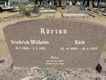 ADRIAN Friedrich Wilhelm 1883-1953 & Kate 1889-1965 :: ADRIAN Fritz 1919-1939