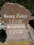 TOBICH Georg 1902-1980 & Gertrud 1904-1997