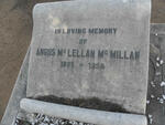McMILLAN Angus McLellan 1885-1934
