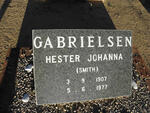 GABRIELSEN Hester Johanna nee SMITH 1907-1977