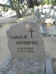 GINSBERG Thekla 1901-1971