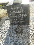 ACKERMAN Rachel Elisabeth 1966-1966