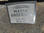 ANDERSON Mattie 1906-1970