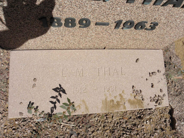 THAL L.M. 1912-1981