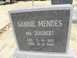 MENDES Sannie nee JOUBERT 1912-1968