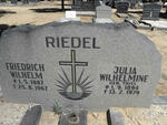 RIEDEL Friedrich Wilhelm 1887-1967 & Julia Wilhelmine THIEL 1894-1979