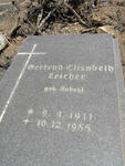 LEICHER Getrud Elisabeth nee RABEHL 1911-1985