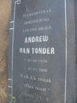 TONDER Andrew, van 1920-2000