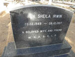 IRWIN Ann Sheila 1949-1997