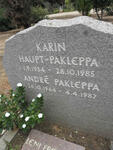 PAKLEPPA Karin, Haupt 1934-1985 :: PAKLEPPA Andre 1964-1987