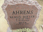 AHRENS Klaus Dieter 1939-2009 & Meta 1937-