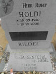 RIEDEL Holdi 1920-2005 :: SENTEFOL Helga nee RIEDEL 1955-2012